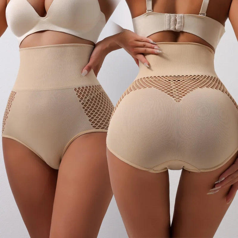 3pcs Womens Shaper Control Underwear Girl Mesh Seamless Butt Lifter