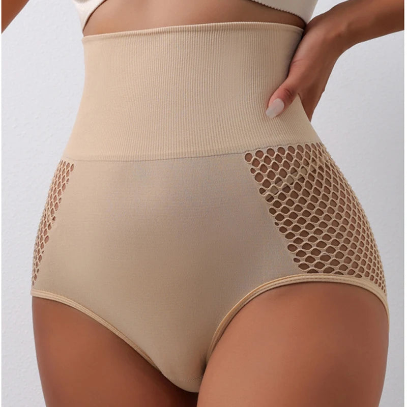 3pcs Womens Shaper Control Underwear Girl Mesh Seamless Butt Lifter