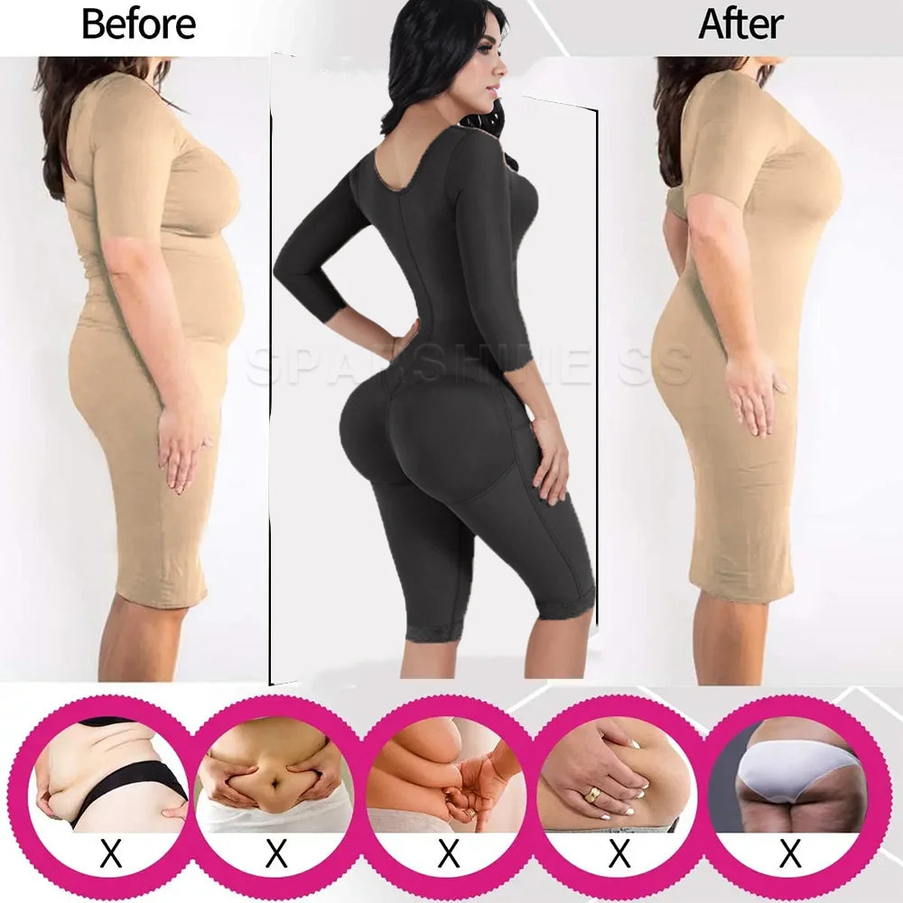 Body Shaper Girdles for Women Tummy Control Post Surgery Compression Female Butt Lifter Shapewear Bodysuits