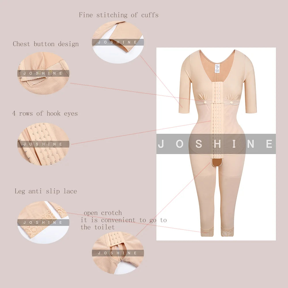 Body Shaper Girdles for Women Tummy Control Post Surgery Compression Female Butt Lifter Shapewear Bodysuits